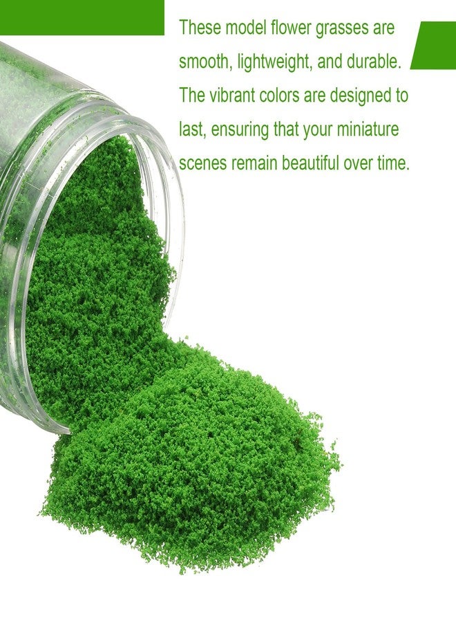 CoCud Model Grass Terrain Powder, 185ml Capacity, Fake Miniature Flower Grass Tree Sponge Green - (Applications: DIY Dollhouse Fairy Garden Model Railway Landscape) - Image 3